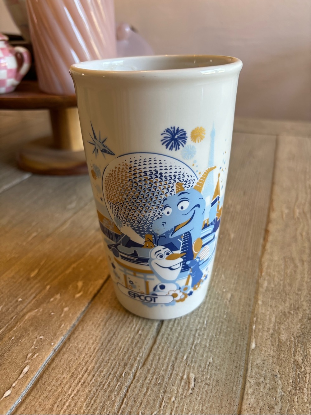 Starbucks/ Disney 50th Anniversary ceramic cup. Epcot Edition.
